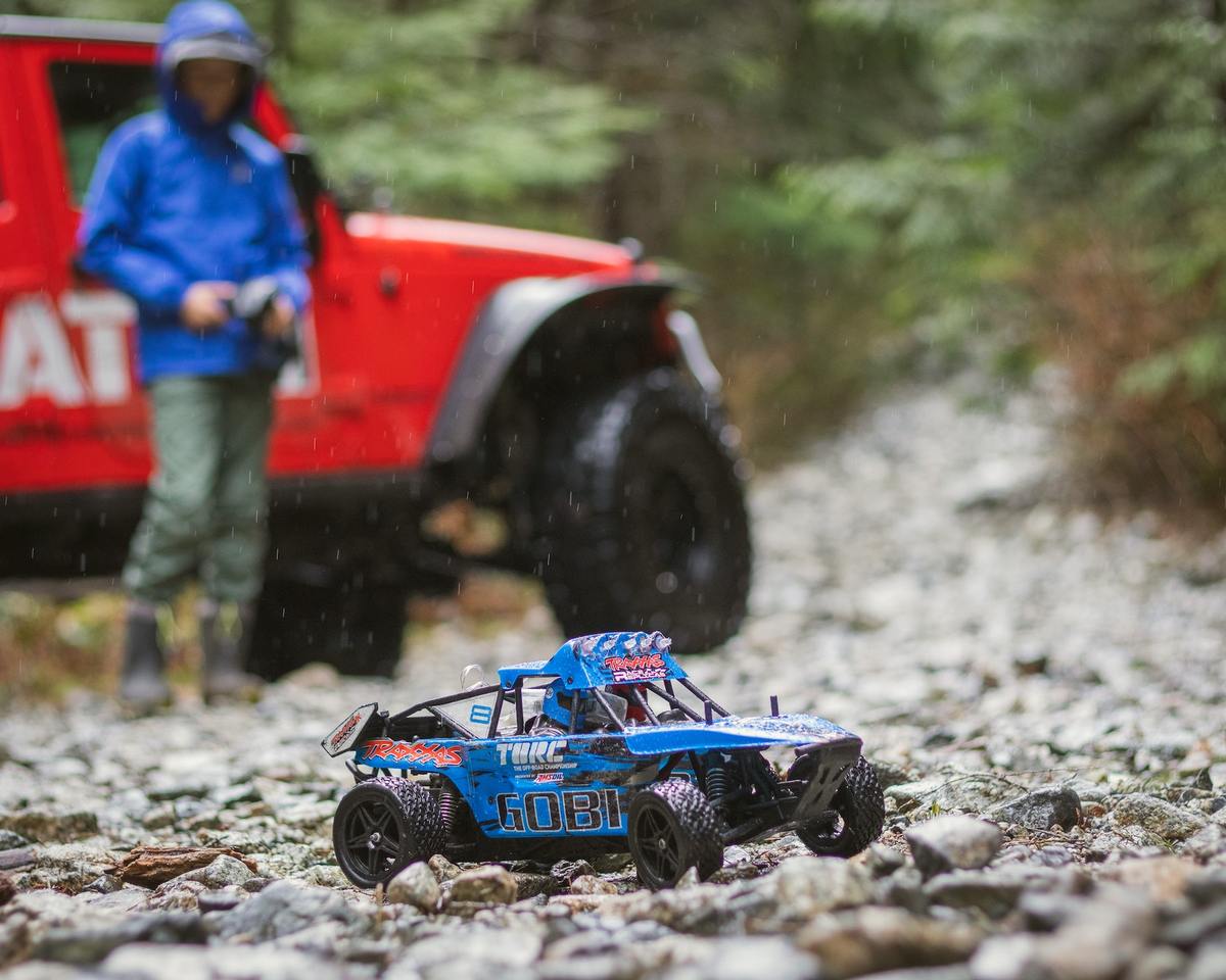 picture of a remote control car outdoors