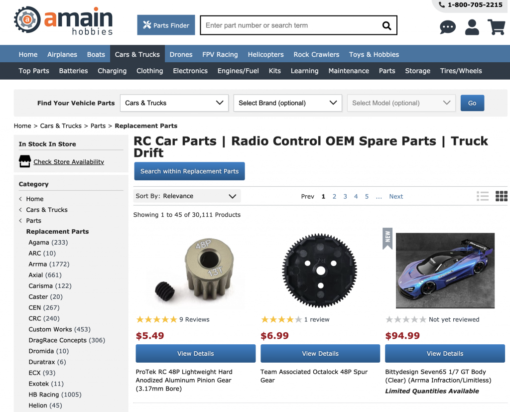 best rc parts website