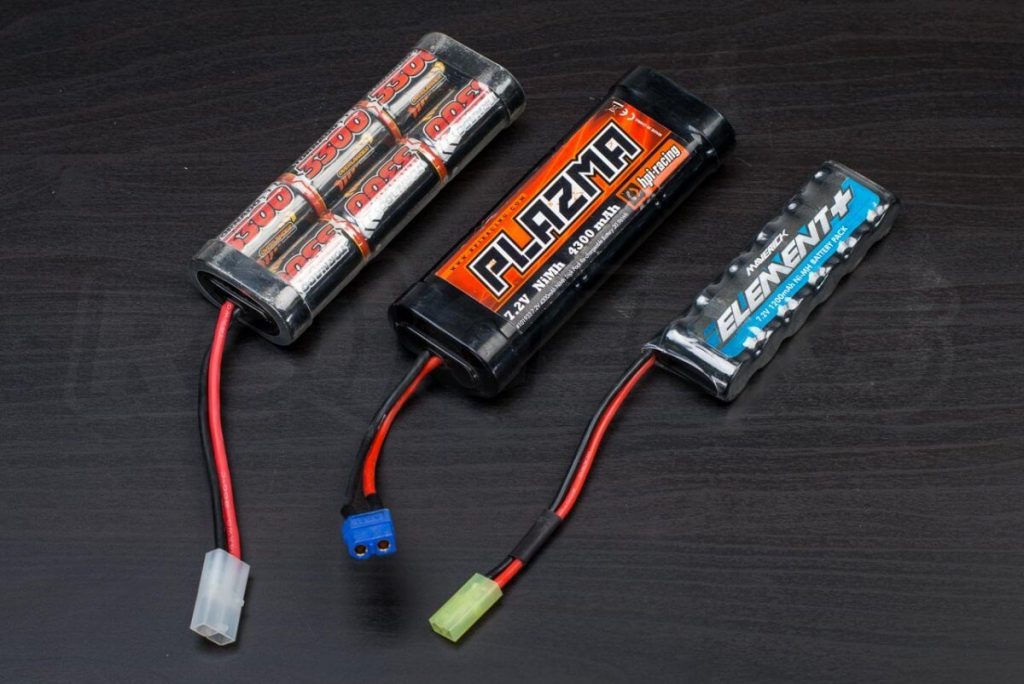 sample of RC car batteries