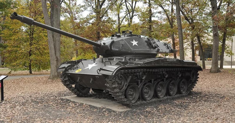 American Walker Bulldog tank in real life