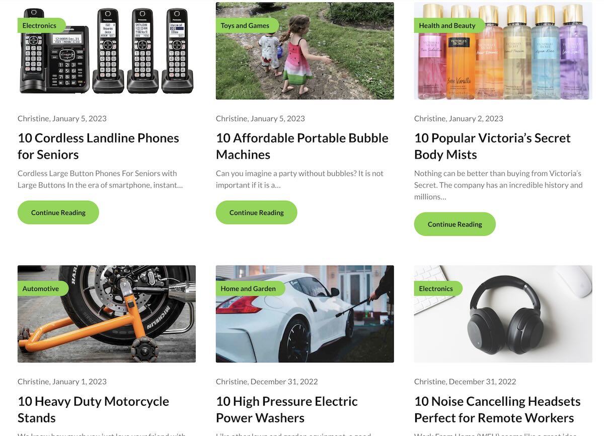 picture of the top 10 toys home page