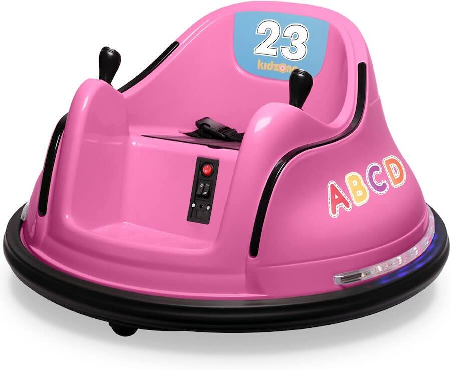 Picture of a empty Kidzone 12V 2-Speeds Electric Ride On Bumper Car