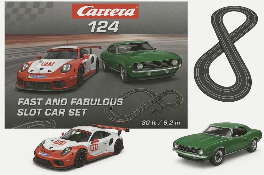 Image of a Carrera 124 Fast and Fabulous Slot Car Set