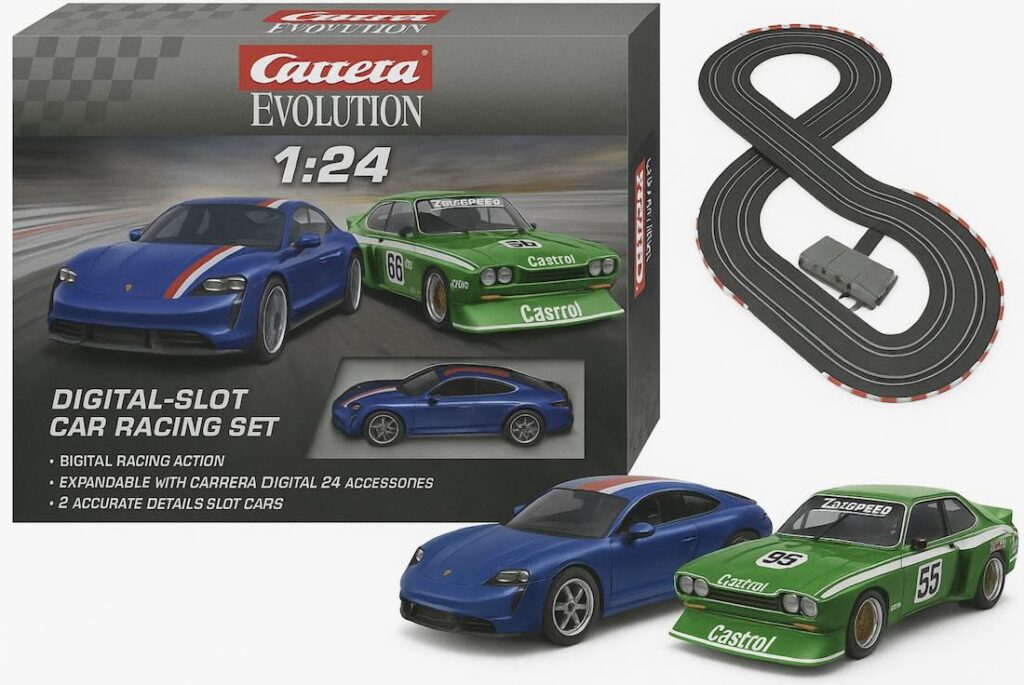 Image of a Carrera Evolution 124 Digital Slot Car Racing Set