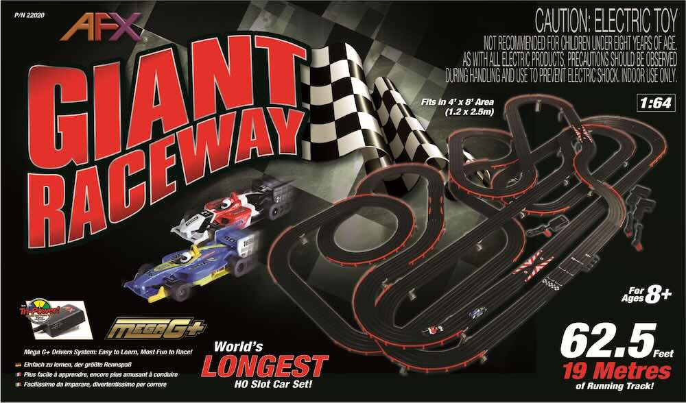 Boxed set of AFX22020 Racemasters 24 Hour Champions slot car set