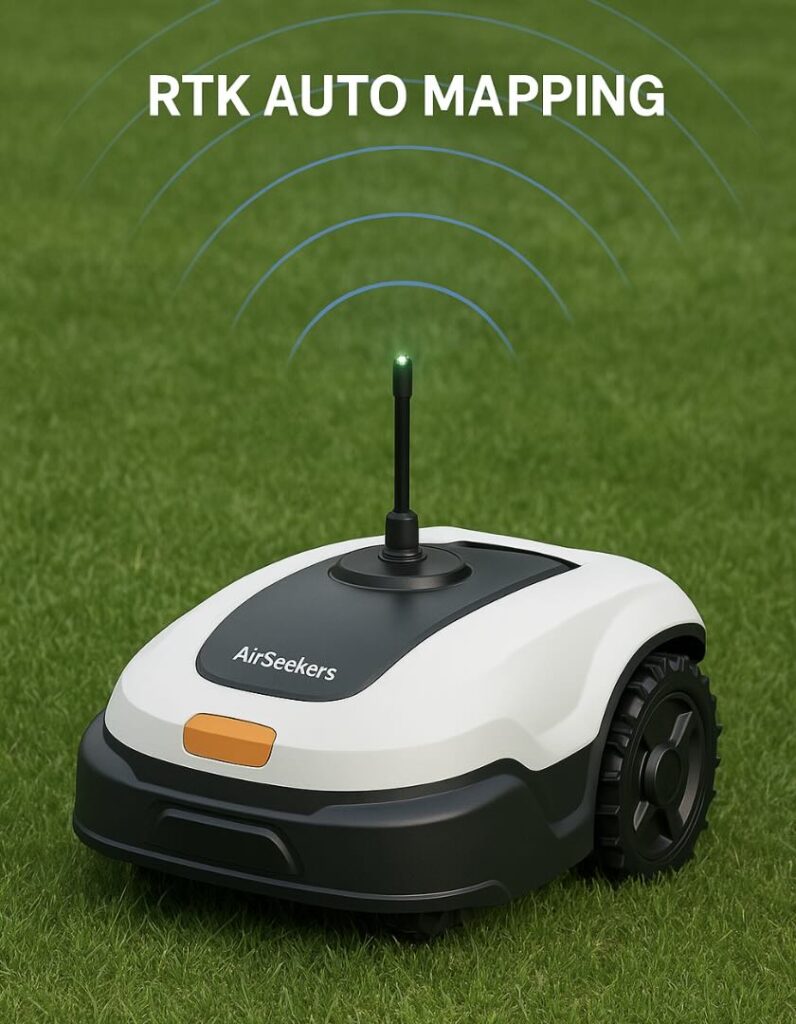 Image of a AirSeekers Robot Lawn Mower with RTK Auto Mapping