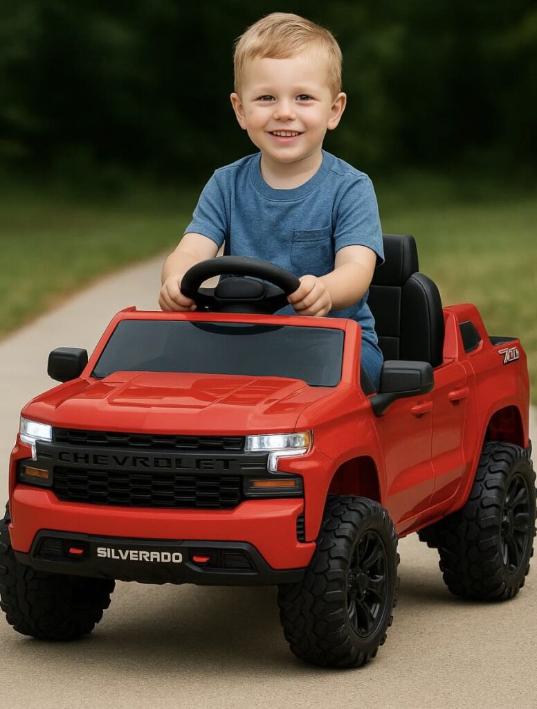 Image of a Chevrolet Silverado Off Road Ride On Car