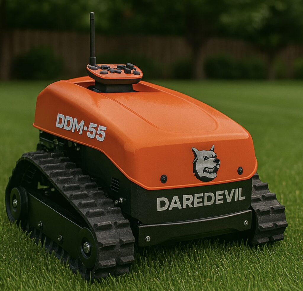 Image of a DareDevil DDM-55 Robotic Remote Controlled Mower