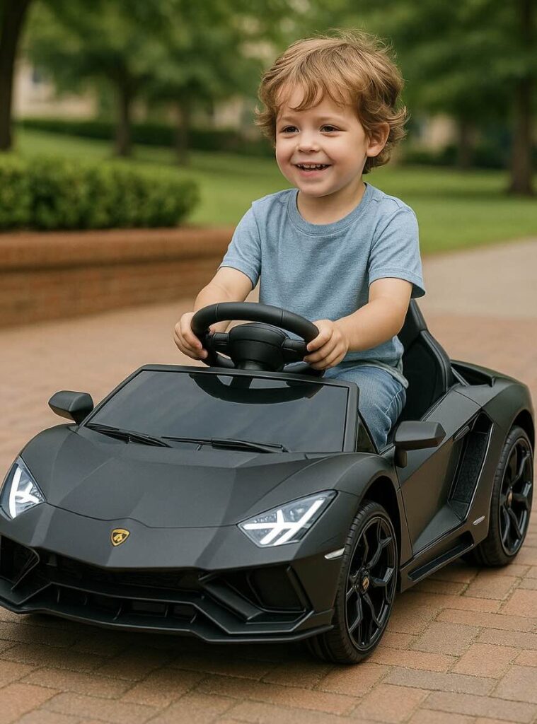 Image of a First Drive Lambo Concept Kids Ride On Car