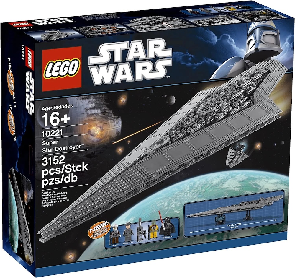 New sealed picture of a LEGO Super Star Destroyer (10221) collectors set