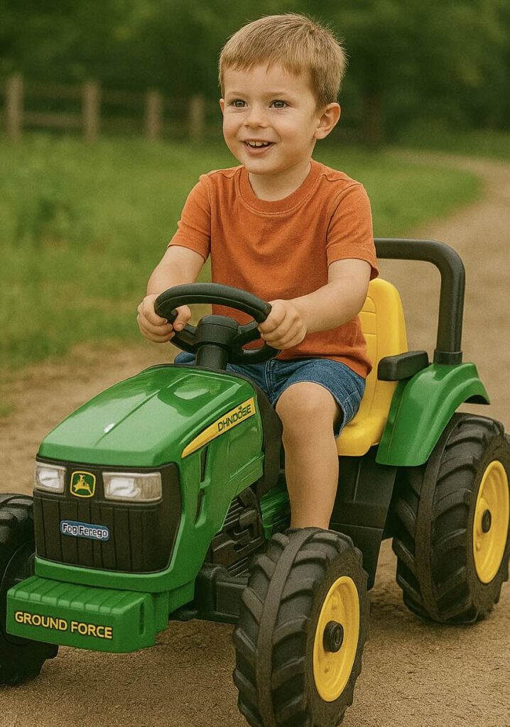 Image of a Peg Perego John Deere Ground Force 12 V Tractor