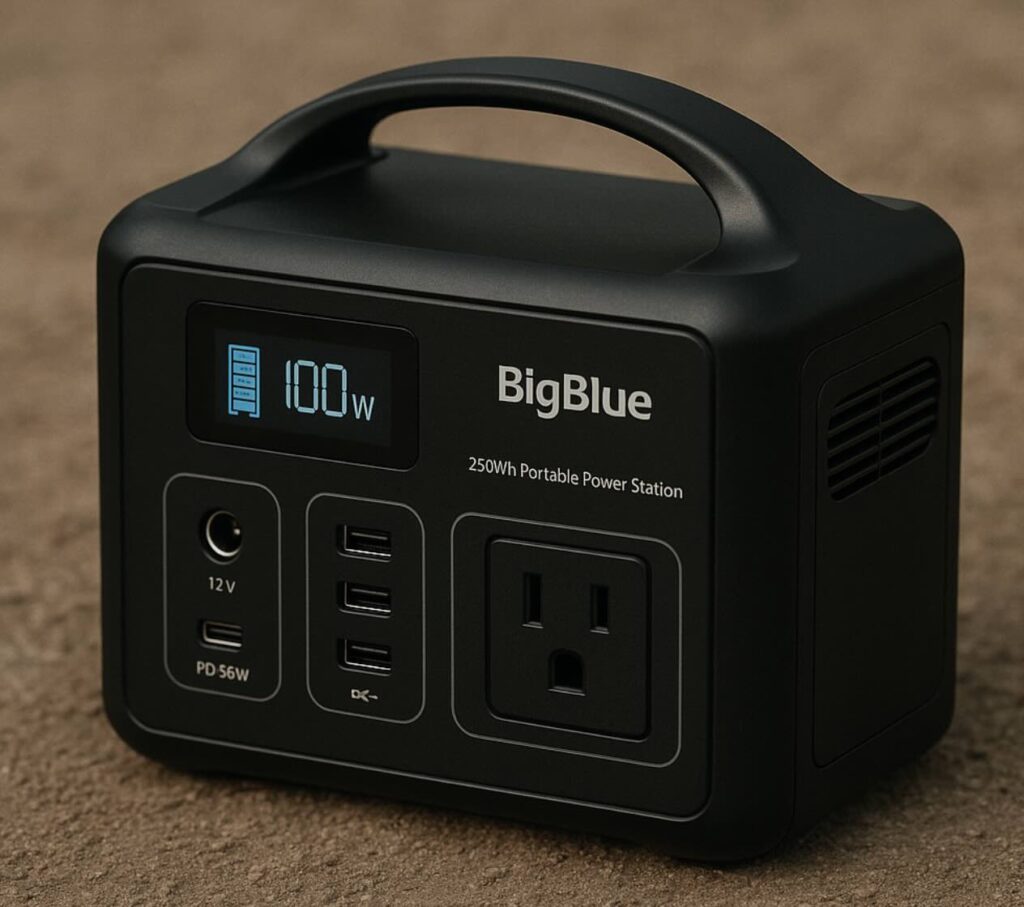 Image of a BigBlue 250Wh Portable Power Station