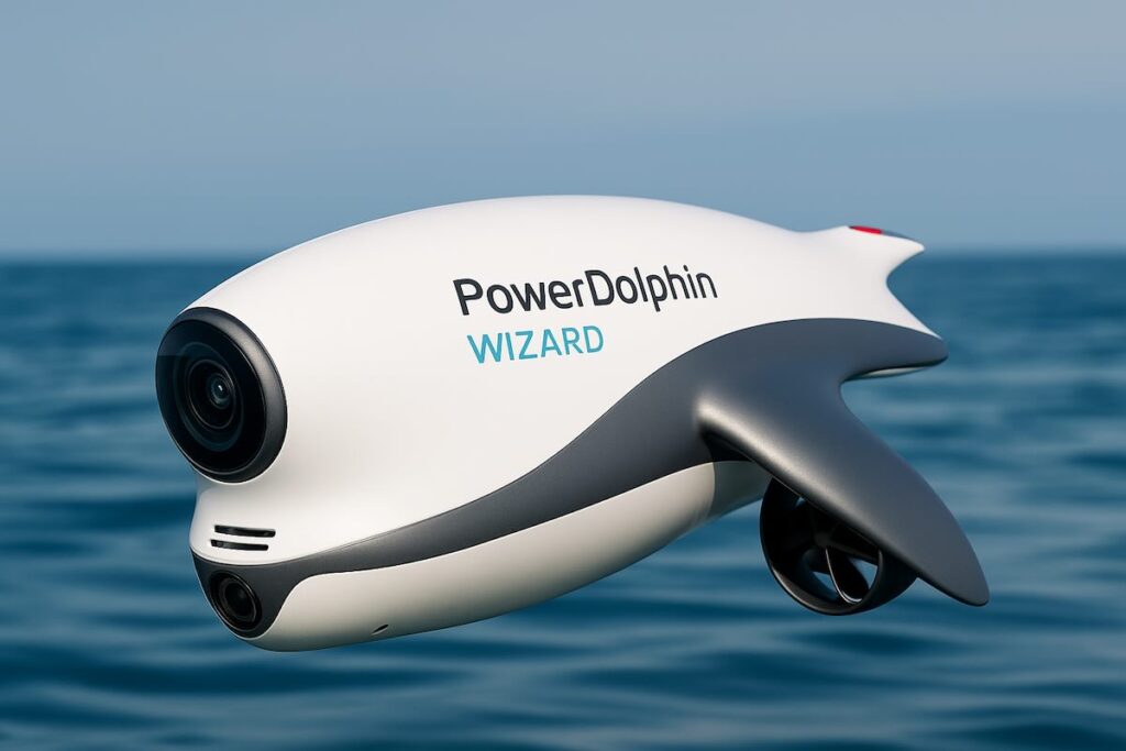 Picture of a PowerVision PowerDolphin Wizard Underwater Drone