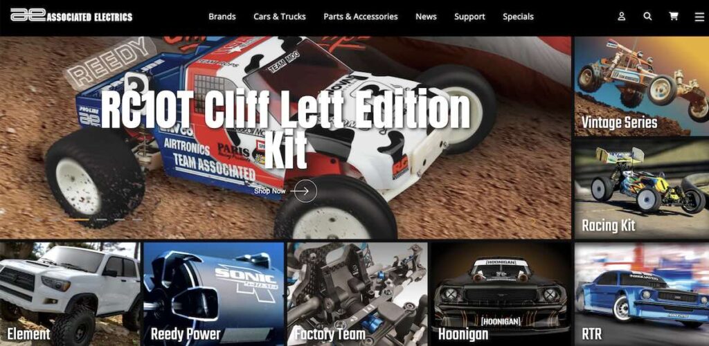 Associated Electronics home page